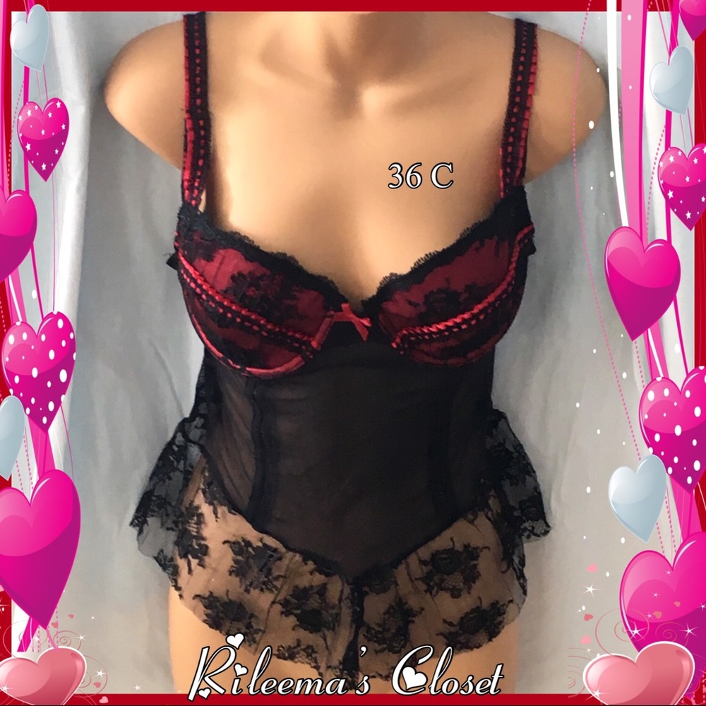 💥CLEARANCE 🔥💕Delicates Lace Ruffle Bustier 36C